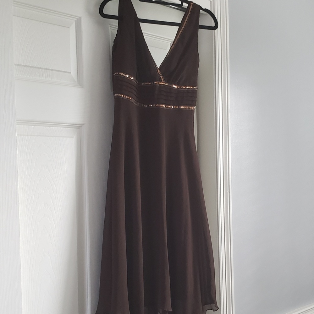 Brown Sequin Dress